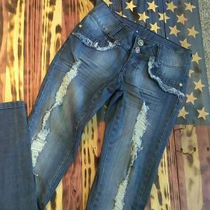 Jeanius Jeans Distressed